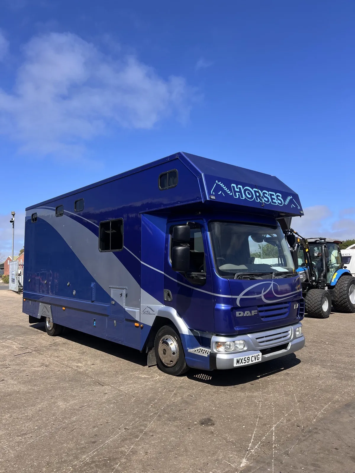Luxury horse box exterior