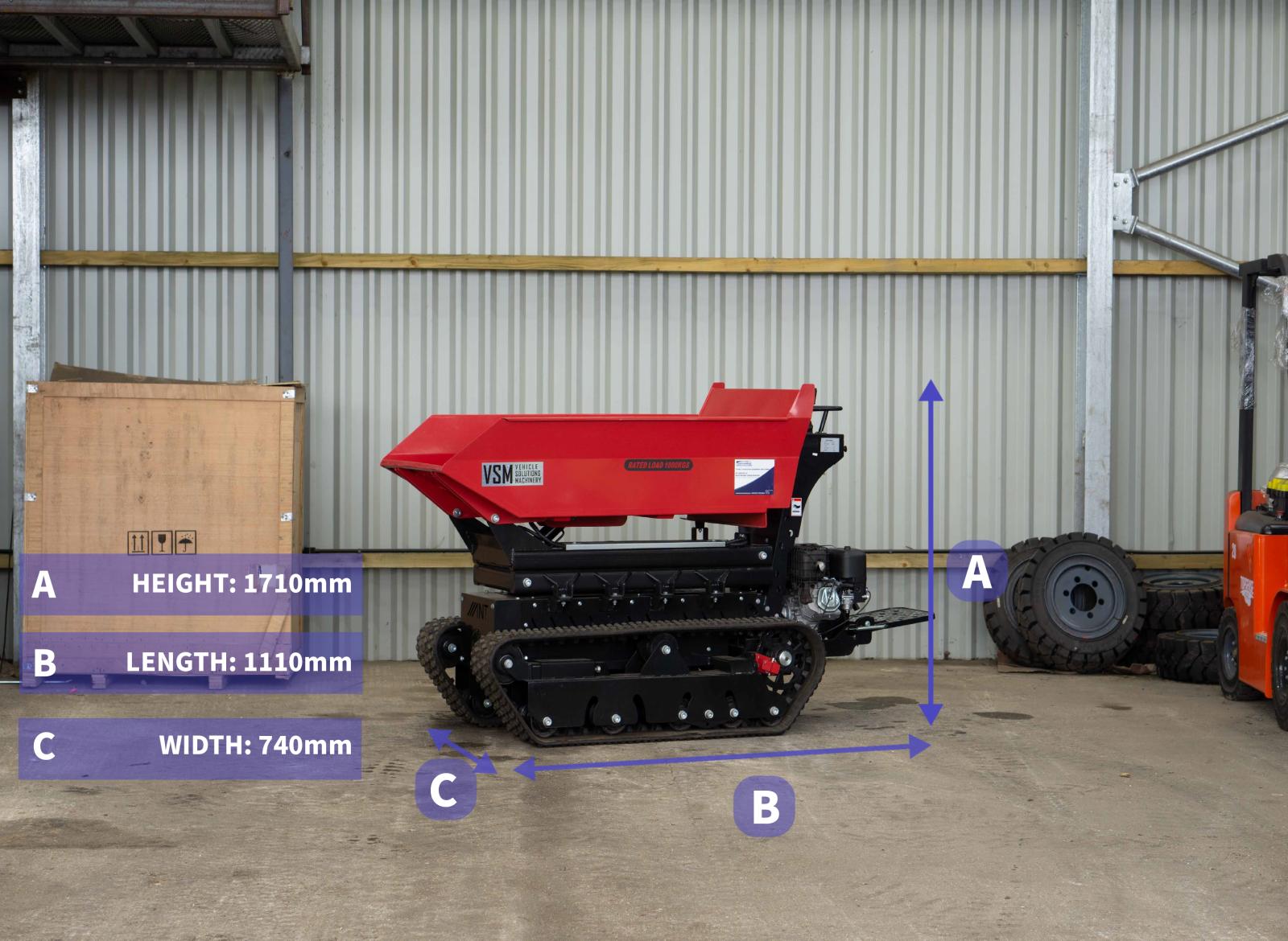 2026 HIGH-TIP 1 TON TRACKED DUMPER