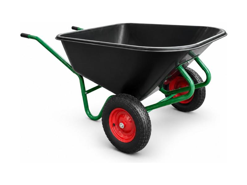 200L Twin Wheel Wheelbarrow