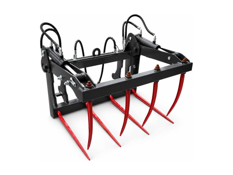 4ft Euro Hitch Manure Grab – Heavy Duty Agricultural Attachment