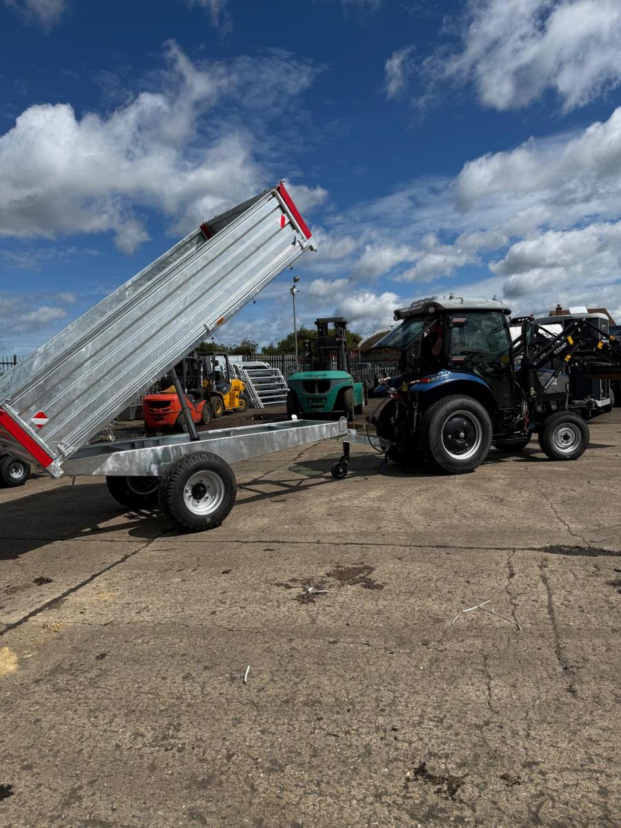 VSM 4 Ton Galvanised Drop Side Tipping Trailer