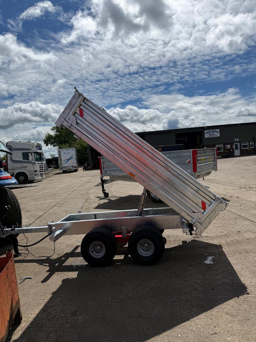 VSM 4 Ton Galvanised Drop Side Tipping Trailer