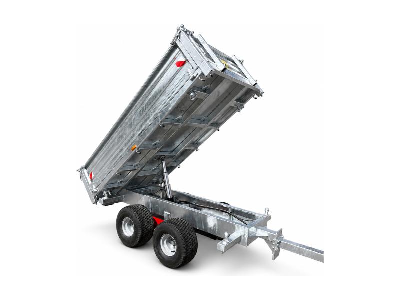VSM 2 Ton Three Way Tipper Drop Side Trailer