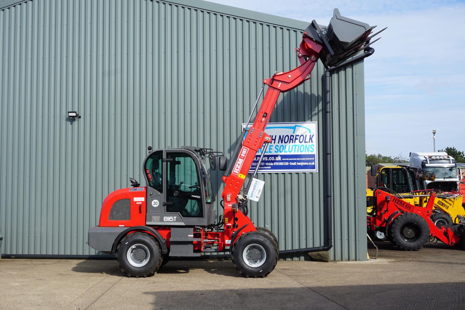 2026 HZM 816T 1.6 TONNE LIFT TELESCOPIC LOADER
