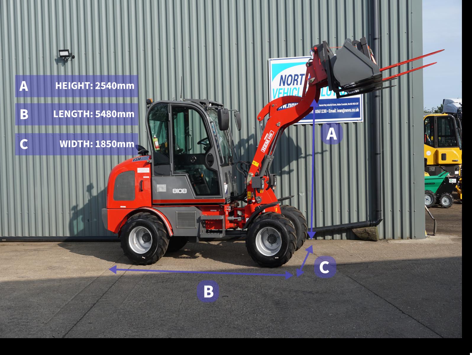 2026 HZM 810B 1 TONNE LIFT MINI LOADER