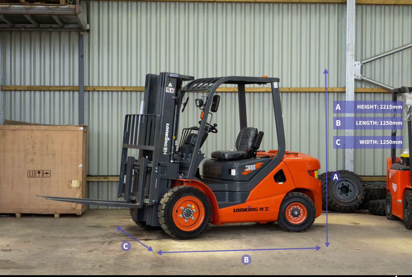2026 3 TON TRIPLE MAST FORKLIFT